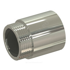 Удлинитель латунь никель Ду 20 (3/4") L=37,5мм ВР/НР RTP (РосТурПласт) 27680