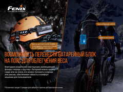 Налобный фонарь Fenix HP30R V2.0 (XHP50+XP-G3 S4, ANSI 3000 лм, 21700)