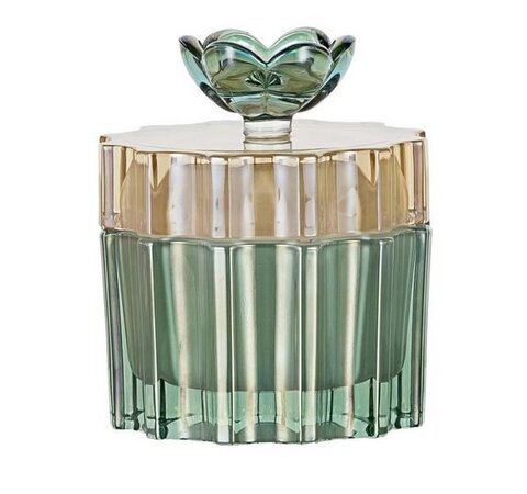 Шкатулка 9х9х13см Cre Art Doge зеленая