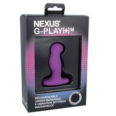 Фиолетовая вибровтулка Nexus G-Play+ M - 