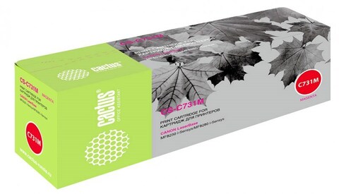 Картридж лазерный Cactus CS-C731M 731 M пурпурный (1800стр.) для Canon LB i-Sensys MF8230/MF8280