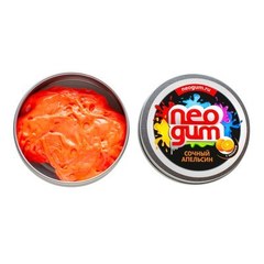 Жвачка для рук Neogum (Неогам)"Сочный апельсин"с запахом