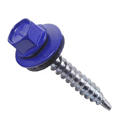 Саморез кровельный ZP 5,5х25 RAL-5005 /сигнальный синий/