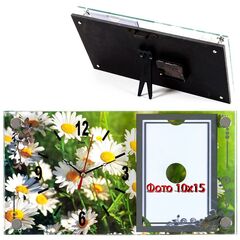 Часы 21 Bek настенно-настольные 1732-403 "Ромашковое изобилие"