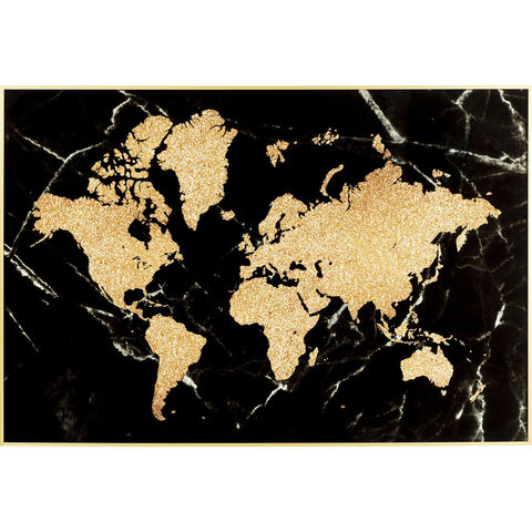 Картина в рамке World Map, коллекция 