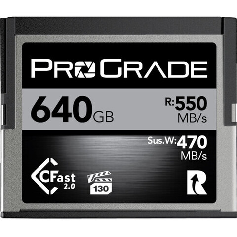 Карта памяти ProGrade Digital 640GB CFast 2.0 Cobalt Memory Card 530/470MB/s