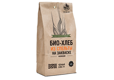 Набор для выпечки: БИО-хлеб из спельты на закваске формовой, 525г