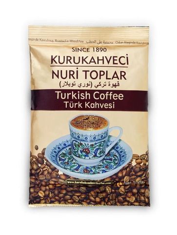 Турецкий кофе   KURUKAHVECI NURI TOPLAR 100 ГР.