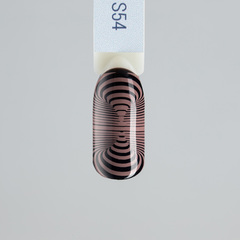 Лак для стемпинга Swanky Stamping S54, коричнево-бежевый 6 мл