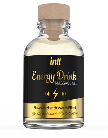 Массажный гель с согревающим эффектом Energy Drink - 30 мл. - INTT MG0001