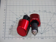 Грузики руля Rizoma красный CB400 VTEC CB250 CB600 CB750