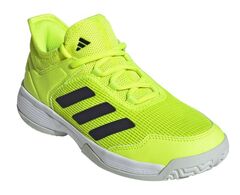 Детские теннисные кроссовки Adidas Ubersonic 4 K - lucid lemon/aurora black/crystal jade