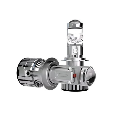 Светодиодные линзы MTF LIGHT MiniLENS H7, 12/24V, 55W, 6000K, 4000LM, к-т.