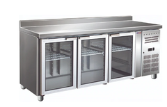 Холодильный стол Cooleq GN3200TNG бортик стеклянная дверь