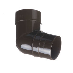Колено трубы 72гр ПВХ Docke Standart Шоколад