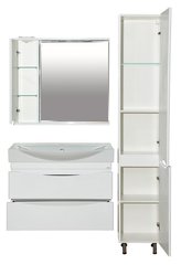 Тумба MISTY Элвис - 85 подвесная 2 ящ.  c умывальником