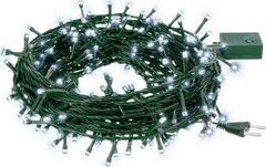 Электрогирлянда светодиодная 10м 8 реж. многоцвет, прозрачн,шнур