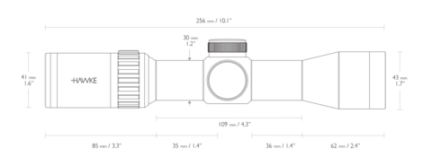Прицел оптический Hawke Crossbow 2-8х36 IR WA (30mm Model)
