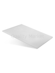 Доска разделочная 500х350х8 мм белый полипропилен