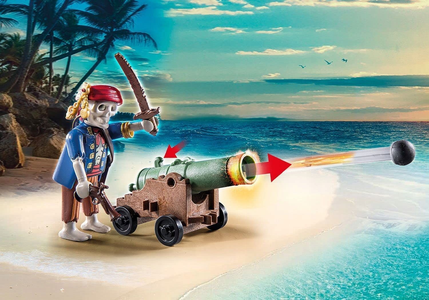 Конструктор Playmobil Pirates Пиратский остров сокровищ со скелетом 70962  купить в Москве | Доставка по России.