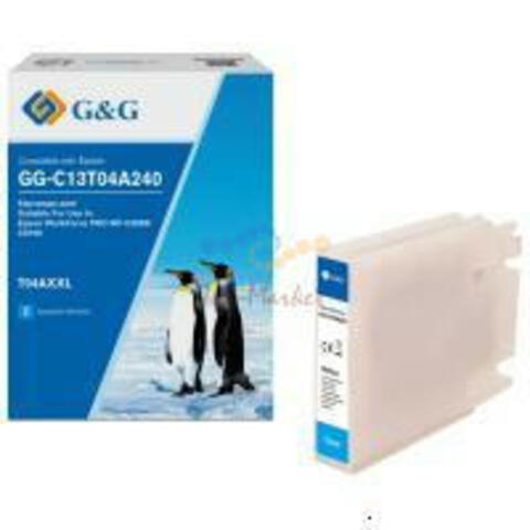 GG-C13T04A240 G&G струйный голубой картридж для Epson  WorkForce WF-C8190/WF-C8690 (8000стр)