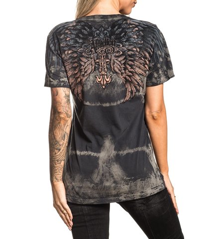 Affliction | Футболка женская GREENWOOD AW20598 спина