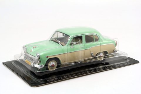 Moskvich-407 light green-beige 1958 IST Models - DeAgostini 1:43