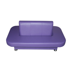 Диван круговой для раздевания (овальный) фиолетовый