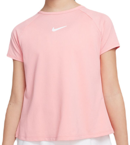 Футболка для девочек Nike Dri-Fit Victory - coral chalk/coral chalk/white