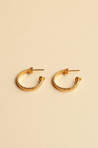 Серьги FALX RINGS позолота