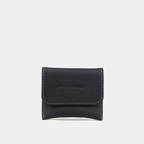 Кофр для украшений Small из кожи теленка, черного цвета