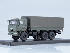 KAMAZ-43118 flatbed with awning khaki 1:43 Start Scale Models (SSM)