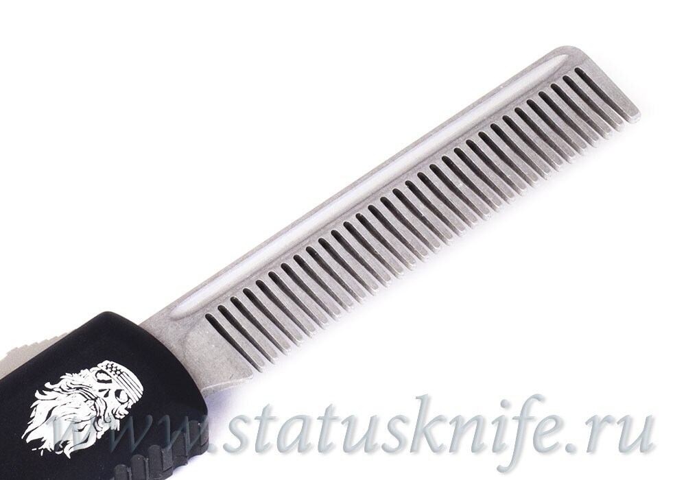 Microtech Tactical Beard Comb Stonewash Fine Tooth 17-4PH