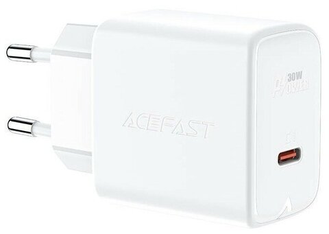 Зарядное устройство ACEFAST A21 30W GaN single USB-C charger (EU), черный