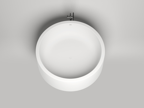 Salini 101111GF ISOLA 200x200  Ванна, донный клапан "Click-Clack" цвет на выбор, сифон, интегрированный слив-перелив,   покраска по RAL полностью