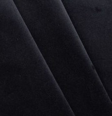 Бархат, 268 г/м2, 100% хлопок, 150 см, чёрный