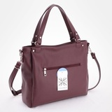 Сумка Саломея 281 гладкий бордо