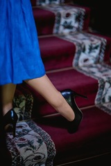 Таисия. Платье льняное миди с пышным рукавом PL-422575