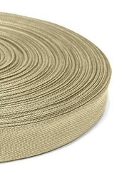 Тесьма окантовочная 450D, ш. 2,2 см, п/э 100%, 2,5 гр/м, бежевый