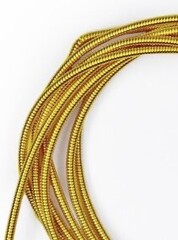 Канитель жесткая, 1,25 мм, золото
