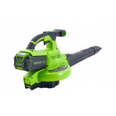 Воздуходувка-пылесос Greenworks GD40BVIIK4 40V (370 км/ч) аккумуляторная, c АКБ 4 А/ч и ЗУ