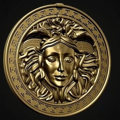 Силиконовый молд Медуза Горгона в рамке № 0739