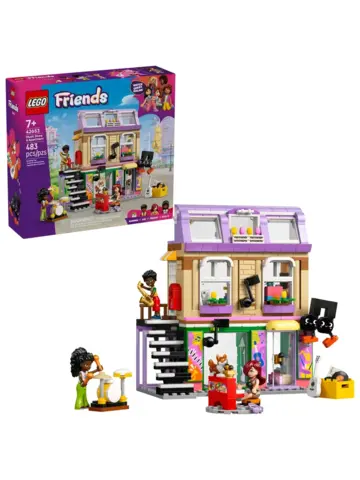 Конструктор Friends 42653 Музыкальный магазин и апартаменты
