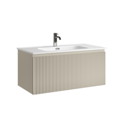 Sancos SNR1.090CE Тумба подвесная SANCOS Snob R 1.0 890х445х406, c одним ящиком оснащенным доводчиками, Beige Soft , арт.SNR1.090CE фото