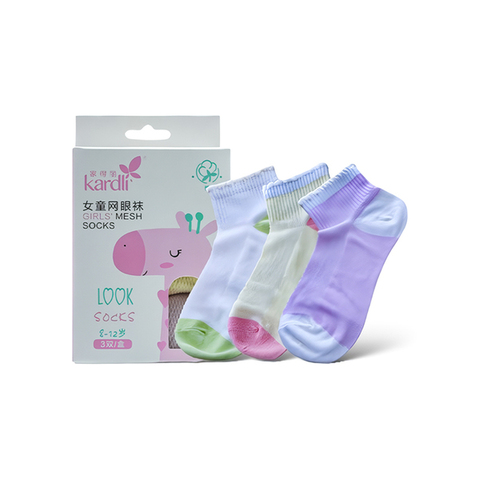 (1pv)KARDLI Носки в сеточку для девочки L