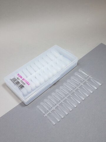 Типсы гелевые матовые балерина 240 шт.