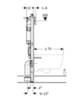 Geberit Sigma12 111.950.00.6 Инсталляция для унитаза