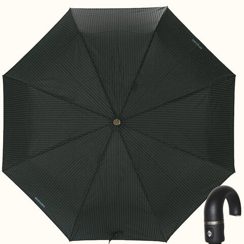 Купить онлайн Зонт складной Moschino 8509-1 Pinstripe Topless в магазине Зонтофф.