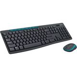 Комплект клавиатура и мышь Logitech Комплект беспроводной Logitech MK275  920-008535  клавиатура черная, 112 клавиш с защитой от воды, мышь черная, оптическая, 1000dpi, 3 кнопки, 2.4GHz, USB-ресивер