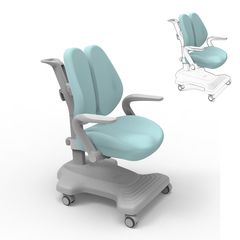 Эргономичное кресло Fundesk Estate Grey с подлокотниками